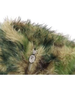 ABC CAMO ONE POINT METALLIC LONG FUR JACQUARD DOWN