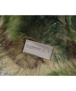 ABC CAMO ONE POINT METALLIC LONG FUR JACQUARD DOWN