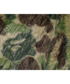 ABC CAMO ONE POINT METALLIC LONG FUR JACQUARD DOWN
