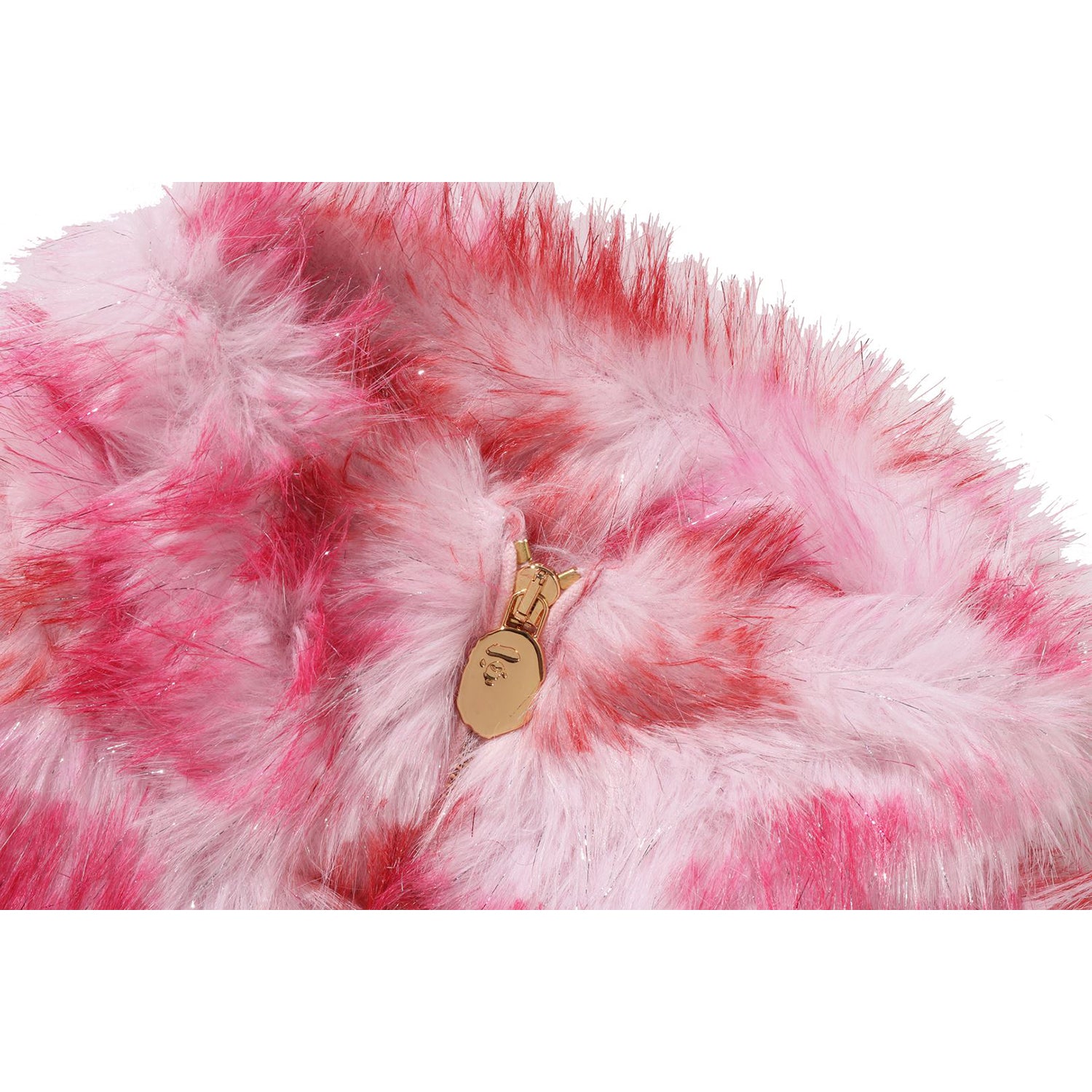 ABC CAMO ONE POINT METALLIC LONG FUR JACQUARD DOWN