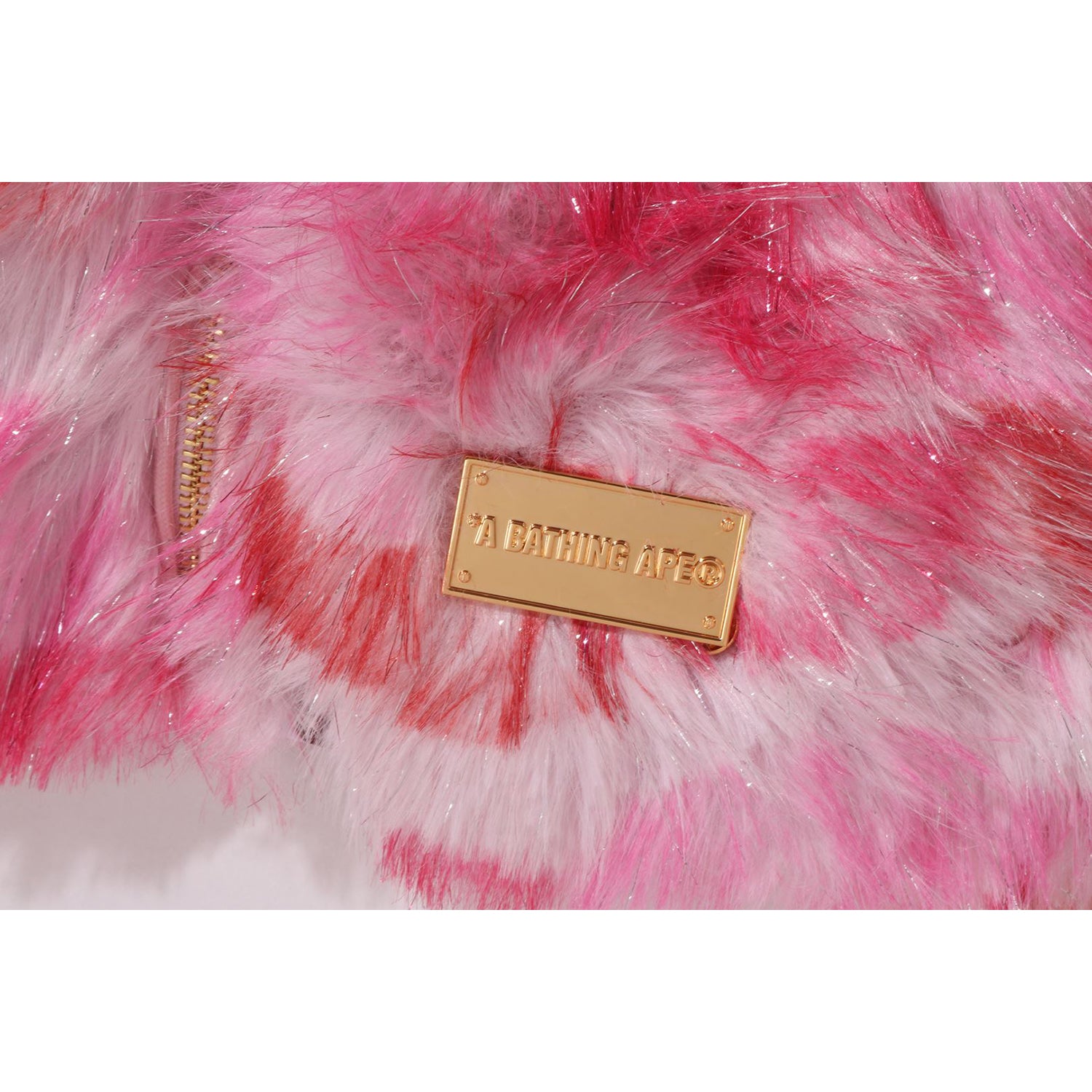 ABC CAMO ONE POINT METALLIC LONG FUR JACQUARD DOWN