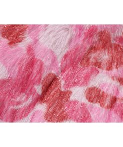 ABC CAMO ONE POINT METALLIC LONG FUR JACQUARD DOWN