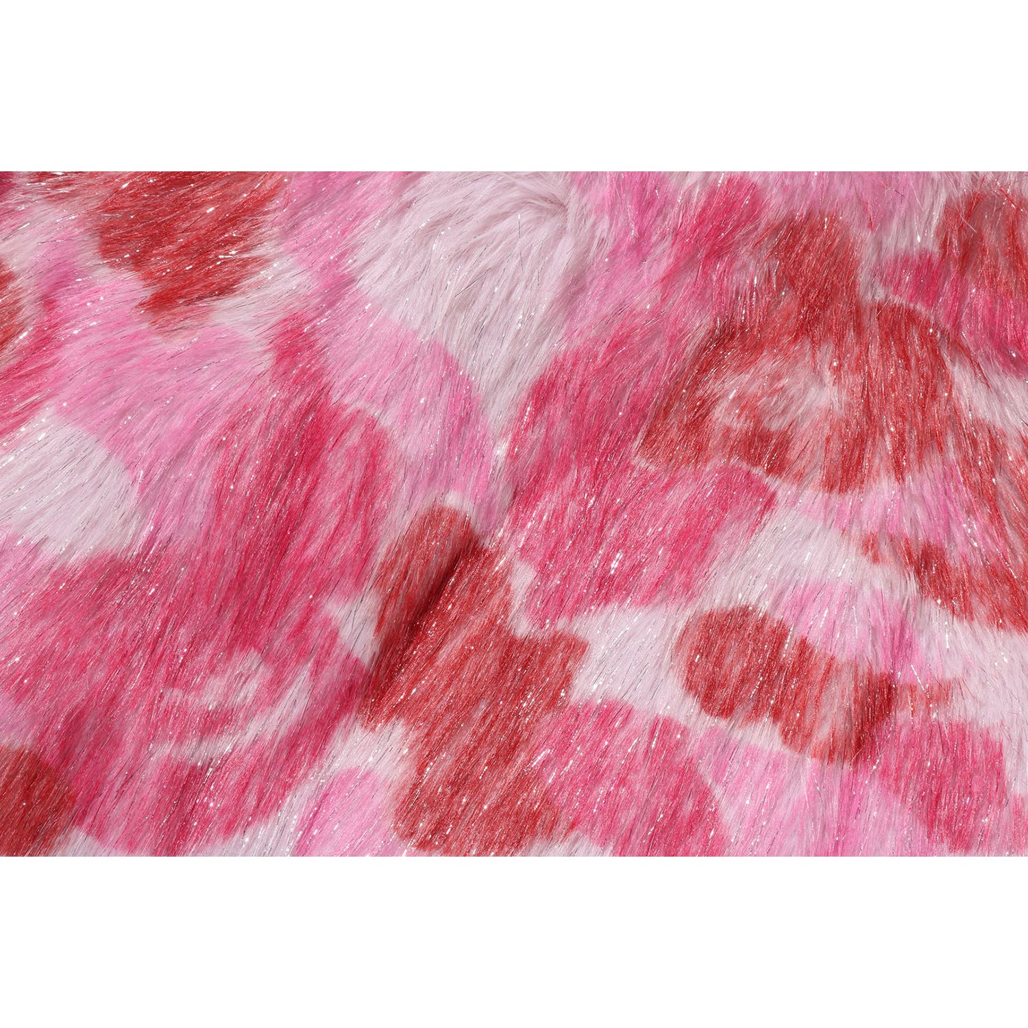 ABC CAMO ONE POINT METALLIC LONG FUR JACQUARD DOWN