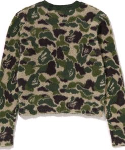 ABC CAMO SHAGGY SWEATER LADIES
