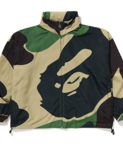 ABC CAMO HOODED JACKET MENS