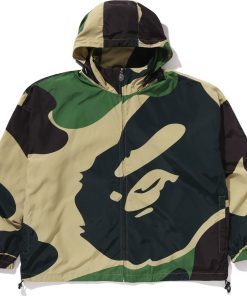 ABC CAMO HOODED JACKET MENS