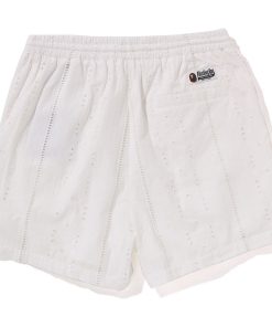EMBROIDERY RELAXED FIT SHORTS MENS
