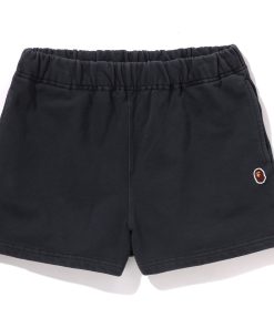 PIGMENT DYED ONE POINT SWEAT SHORTS LADIES