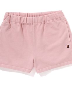 PIGMENT DYED ONE POINT SWEAT SHORTS LADIES