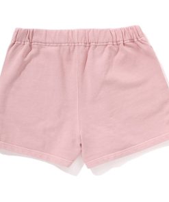 PIGMENT DYED ONE POINT SWEAT SHORTS LADIES