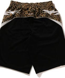 WILD LEOPARD PATTERN KNEE LENGTH OVERSIZED FIT TRA