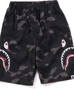 COLOR CAMO SIDE SHARK BEACH SHORTS JR KIDS