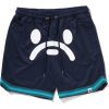 BAPE X JUST DON MILO RELAXED FIT BASKETBALL SHORTS