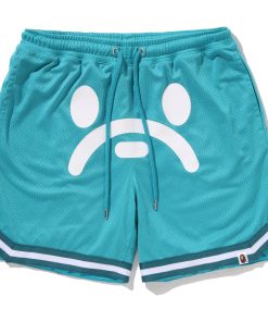 BAPE X JUST DON MILO RELAXED FIT BASKETBALL SHORTS