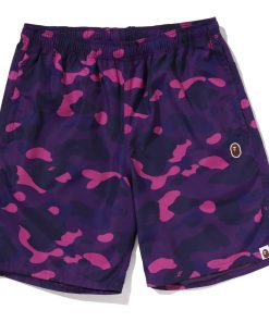 COLOR CAMO APE HEAD ONE POINT BEACH SHORTS MENS