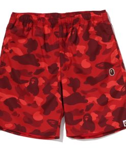COLOR CAMO APE HEAD ONE POINT BEACH SHORTS MENS