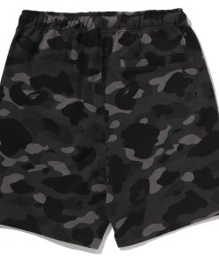 COLOR CAMO METAL APE HEAD RELAXED FIT SWEAT SHORTS