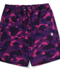 COLOR CAMO METAL APE HEAD RELAXED FIT SWEAT SHORTS