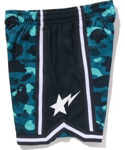 COLOR CAMO MESH RELAXED FIT SHORTS MENS