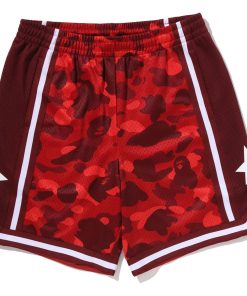 COLOR CAMO MESH RELAXED FIT SHORTS MENS