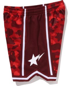 COLOR CAMO MESH RELAXED FIT SHORTS MENS