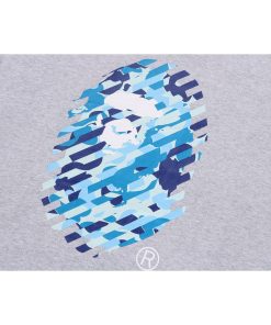 ABC CAMO APE HEAD RELAXED FIT CREWNECK SWEATSHIRT 