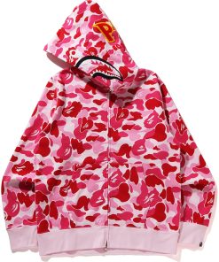 ABC CAMO SHARK FULL ZIP HOODIE MENS