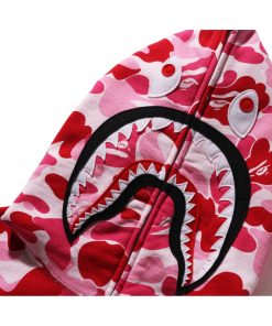 ABC CAMO SHARK FULL ZIP HOODIE MENS