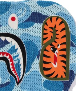 ABC CAMO CROCHET RELAXED FIT SHARK FULL ZIP HOODIE