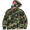 ABC CAMO CROCHET RELAXED FIT SHARK FULL ZIP HOODIE