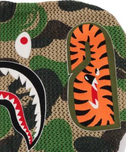 ABC CAMO CROCHET RELAXED FIT SHARK FULL ZIP HOODIE