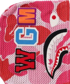ABC CAMO CROCHET RELAXED FIT SHARK FULL ZIP HOODIE