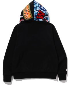ABC CAMO REVERSIBLE SHARK FULL ZIP HOODIE MENS