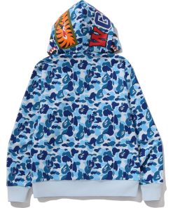 ABC CAMO REVERSIBLE SHARK FULL ZIP HOODIE MENS