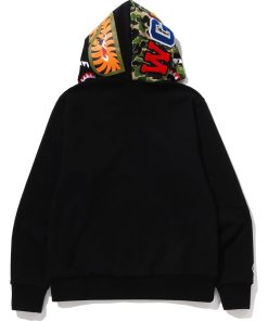 ABC CAMO REVERSIBLE SHARK FULL ZIP HOODIE MENS
