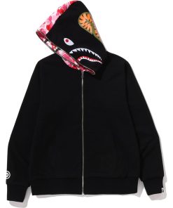 ABC CAMO REVERSIBLE SHARK FULL ZIP HOODIE MENS