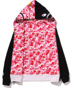 ABC CAMO REVERSIBLE SHARK FULL ZIP HOODIE MENS