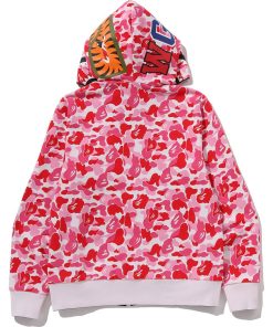 ABC CAMO REVERSIBLE SHARK FULL ZIP HOODIE MENS