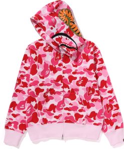 ABC CAMO SHARK FULL ZIP HOODIE LADIES