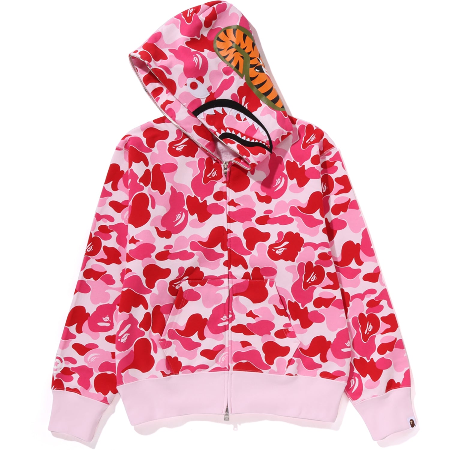 ABC CAMO SHARK FULL ZIP HOODIE LADIES