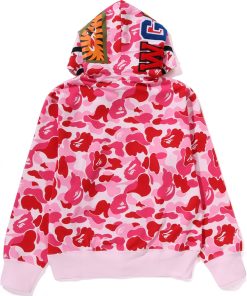 ABC CAMO SHARK FULL ZIP HOODIE LADIES