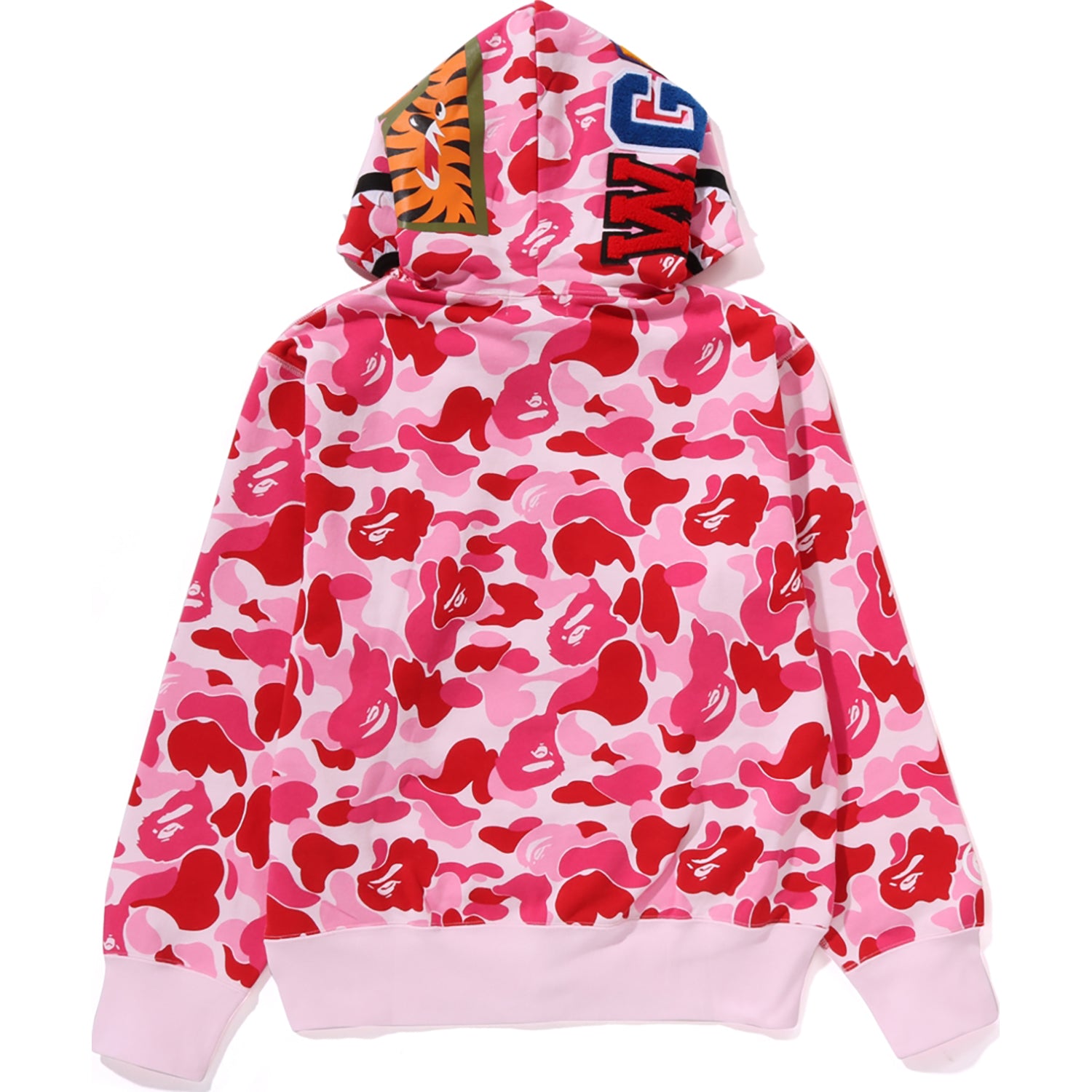 ABC CAMO SHARK FULL ZIP HOODIE LADIES