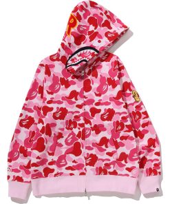 ABC CAMO 2ND SHARK FULL ZIP HOODIE MENS