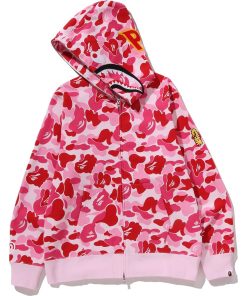 ABC CAMO 2ND SHARK FULL ZIP HOODIE MENS