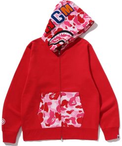 ABC CAMO SHARK FULL ZIP HOODIE MENS