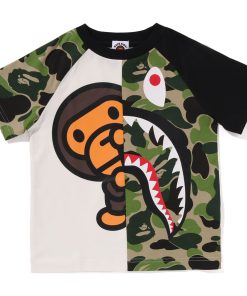 ABC CAMO SHARK MILO TEE KIDS