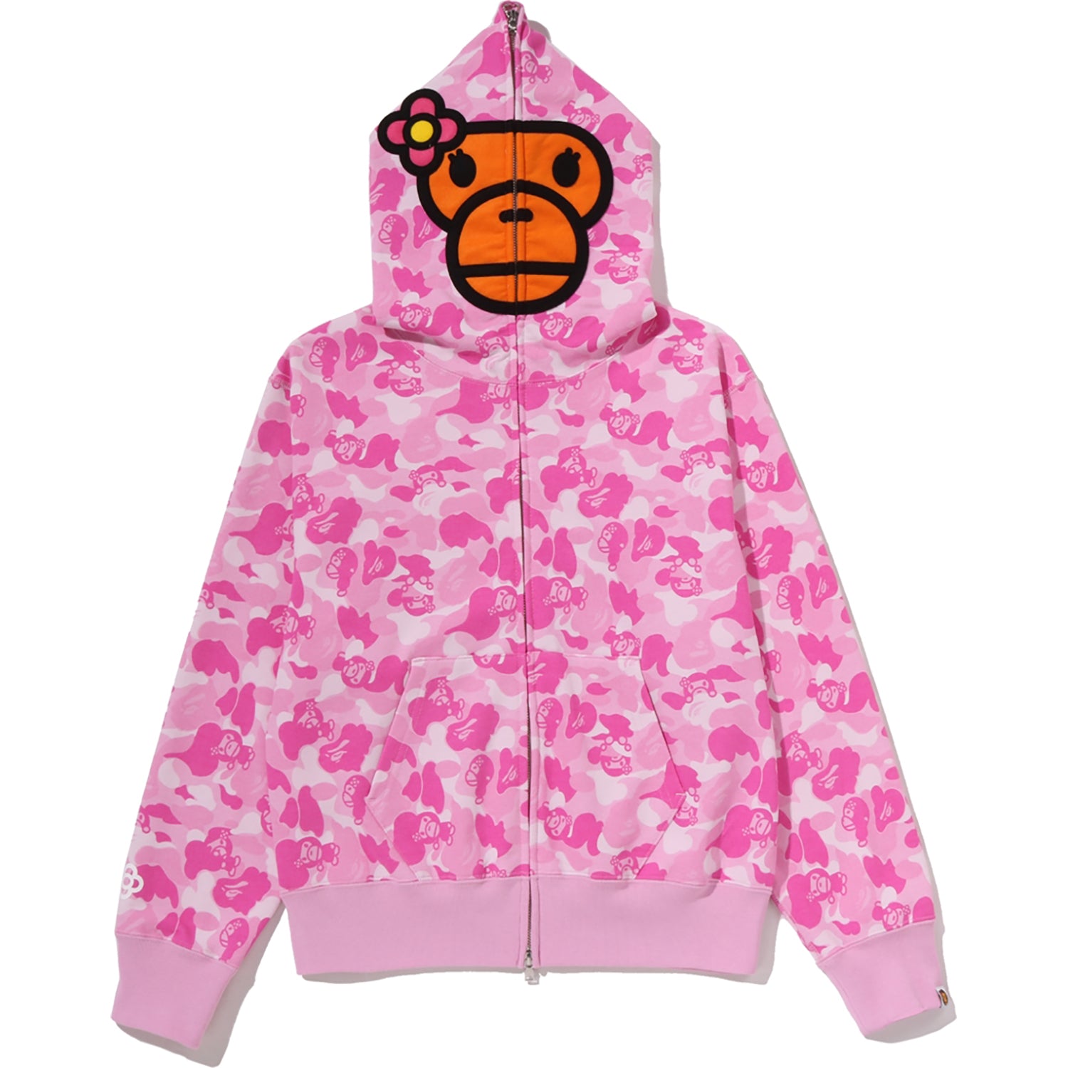 BABY LISA ABC CAMO FULL ZIP HOODIE LADIES