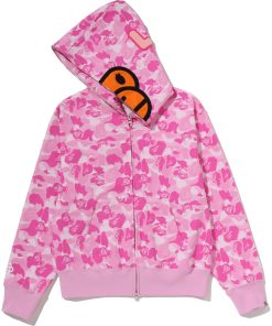 BABY LISA ABC CAMO FULL ZIP HOODIE LADIES