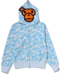 BABY LISA ABC CAMO FULL ZIP HOODIE LADIES