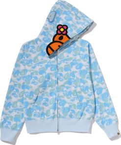 BABY LISA ABC CAMO FULL ZIP HOODIE LADIES
